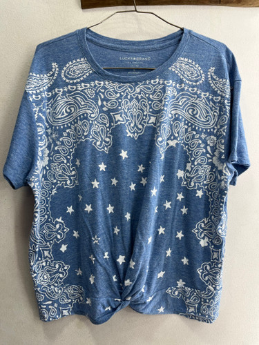 تیشرت زنانه برند lucky brand جنس نخ پنبه