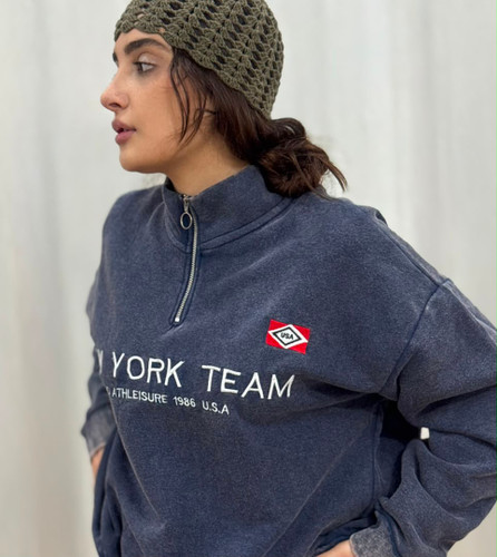 دورس نیم زیپ وارداتی برند زارا طرح new york